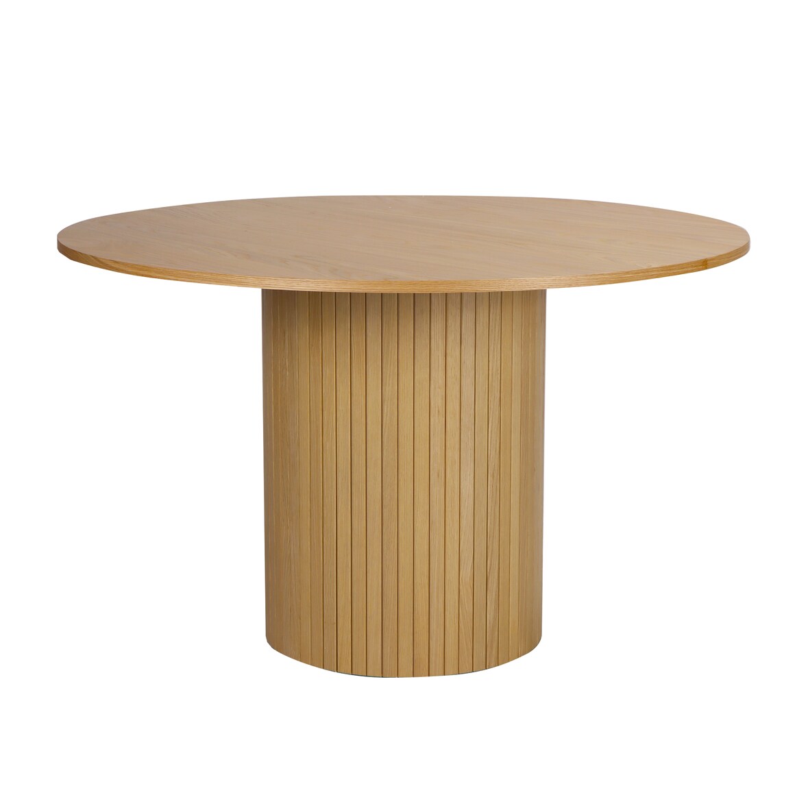 Möbilia Tisch 120x120 cm | runde Tischplatte | B 120 x T 120 x H 75 cm | natur | 32020015 | Serie TISCH