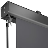 thumbnail of tectake Estor vertical ELOISE con 2 soportes de pared - 200 x 250 cm gris oscuro