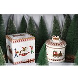 thumbnail of Keksdose Polar Train rund H16,5cm Porzellan Gebäckdose Aufbewahrung Weihnachten