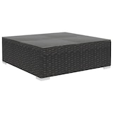 thumbnail of 8-tlg. Garten-Lounge-Set mit Auflagen Poly Rattan Schwarz