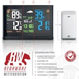 thumbnail of BEARWARE Funkwetterstation - Luftdruck - Temperaturtrend  - Wetterprognose