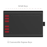 thumbnail of Tablette Graphique Pro 12 Pouces Windows Mac Art 5080 Lpi Stylet YONIS