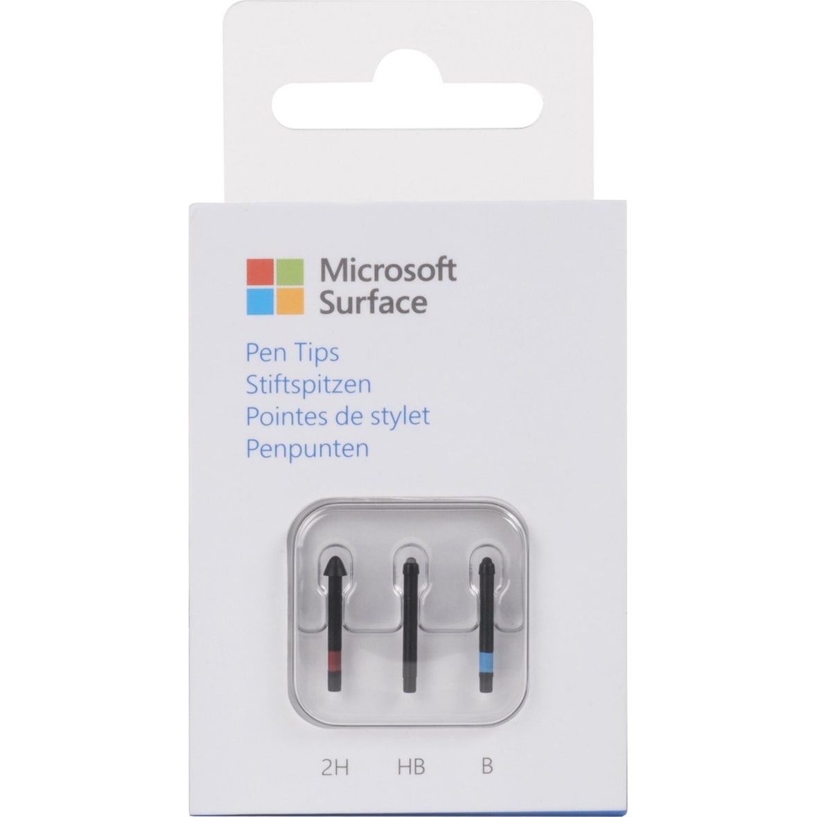 Microsoft Surface Pen Tip Kit v.2 Digitalstiftspitze für Pro 4 Schwarz Silber