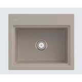 thumbnail of Villeroy&Boch Rechteckiges Spülbecken, Keramikspüle Subway Style 60 S Almond braun/beige 60x51cm, Unterschrankbreite 60cm