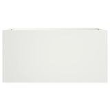 thumbnail of vidaXL Plantenbak 62x30x29 cm staal wit