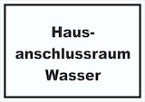 thumbnail of Hausanschlussraum Wasser Schild mit Text HAR waagerecht A0 (841x1189mm)