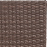 thumbnail of Mesa bistró plegable marrón ratán sintético 55x54x71 cm