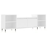 thumbnail of Helloshop26 - Multimedia tv-meubel tv-plank dressoir tv-kast eetkamer woonkamer slaapkamer 160 x 35 x 55 cm wit bewerkt hout 02_0026061
