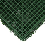 thumbnail of Wandfliese HWC-L78, Sichtschutz Windschutz Verkleidung für Terrasse/Balkon, 4x je 50x50cm = 1m² ~ Buchs grün