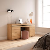 thumbnail of Cassettiera, Tavolo da toeletta, Tavolo da Trucco, stoccaggio, 177x35x75cm, Con cassetto, Cassettiera, Stile moderno, Rovere _ 452_13