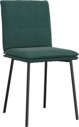 thumbnail of Esszimmerstühle VERA 2er Set Dunkelgrün Samt | Polsterstühle Küchenstuhl Wohnzimmerstühle Essstühle bequem