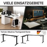 thumbnail of Albatros Kabelkanal Set A Weiss  – Kabelmanagement aus pulverbeschichtetem Stahl für Schreibtische