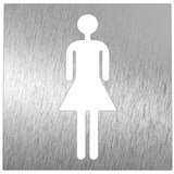 thumbnail of Pictogramme inox - Toilette femme