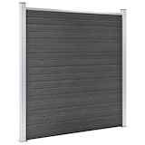 thumbnail of vidaXL Zaunelement Set WPC 1218x186 cm Schwarz