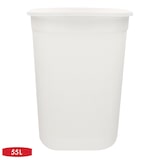thumbnail of Curver Cesto de ropa sucia Filo 55L blanco con tapa