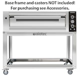 thumbnail of Forno elétrico de pizza para 6 pizzas 34 cm Ø, 1 câmara 70 x 105 x 14 cm, gama de temperaturas: 50-450°C, 8,8 kW, 400 V, 11451 Vaiotec