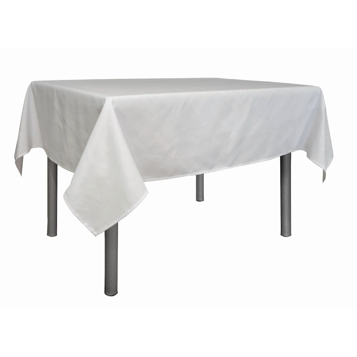 METRO Professional Tischdecke, rechteckig 150 x 300 cm, Baumwolle, Weintraube weiß