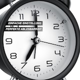 thumbnail of BEARWARE Wecker analog, laut, ohne Ticken, Retro-Design