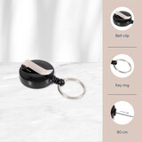 thumbnail of Enrouleur Europel avec porte-clés noir / 10 pièces, 121282