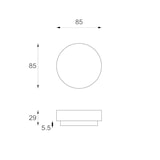 thumbnail of Round 1 - Tavolino  (85 x 85 x 28h) in Pietra fossile beige