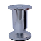 thumbnail of Möbelfüße Sofafuß Möbelbeine CHROM GLANZ Höhe 20 cm 38 mm stabile Ausführung Sofa Bett Schrank Couch