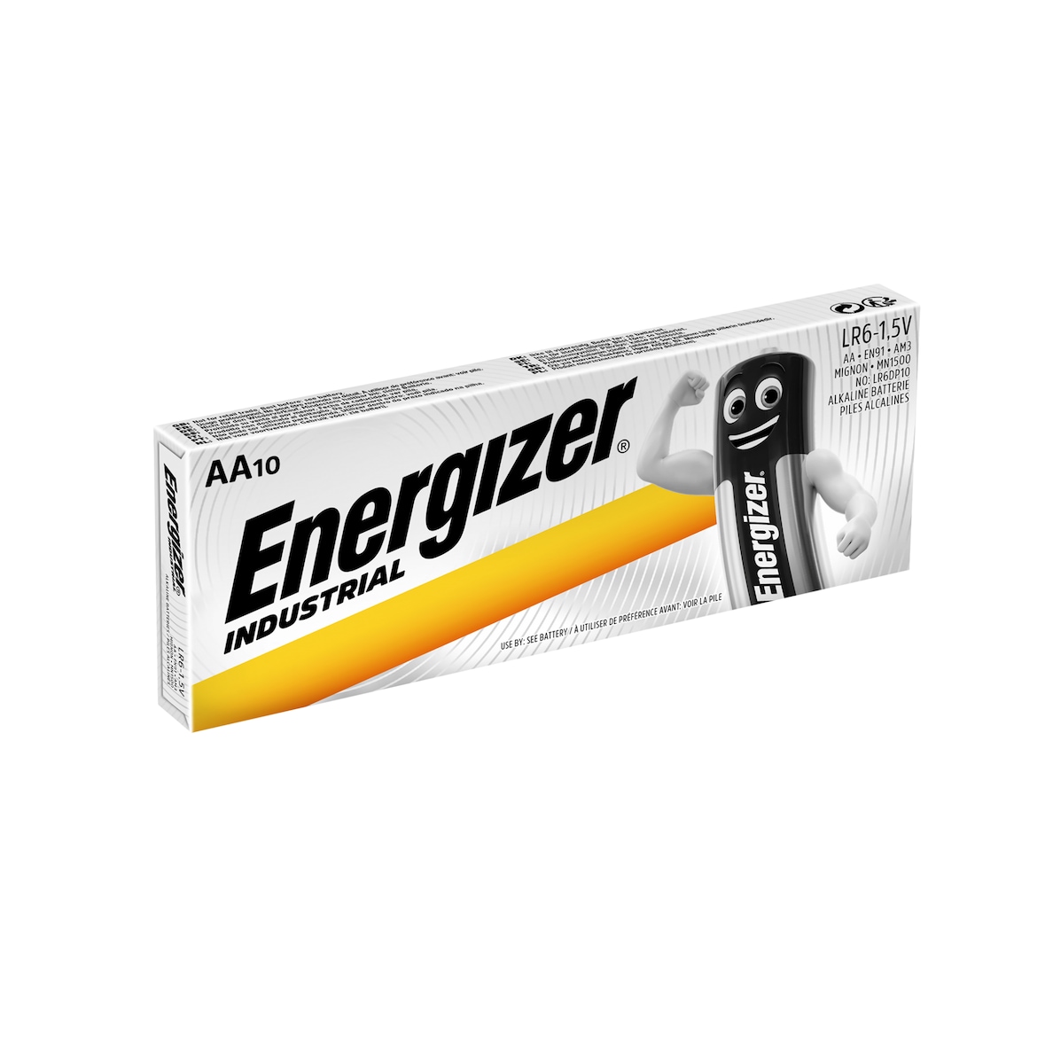 Bateria Alcalina Industrial Energizer Lr6 Aa 1.5V Caixa*10