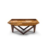 thumbnail of TheFavilla Feuerstelle Corten-Stahl rostig – Firesheet Outdoor-Feuerkorb (77x77 cm) – Wetterfest