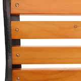 thumbnail of Banco de jardim HWC-O25, banco de jardim banco de parque banco de madeira de 3 lugares, madeira de pinho em ferro fundido, 164cm ~ teca