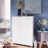 thumbnail of Schuhschrank Holz 12 Paar Schuhe Schuhregal Schuhkommode Flurschrank Sideboard