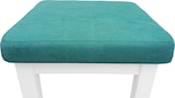 thumbnail of Holzhocker Barhocker mit verschiedenen Polsterfarben 60 cm hoch Kiefer weiß V-90.71-44WP