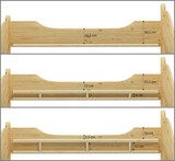 thumbnail of Seniorenbett extra hoch Rollrost Matratze 90x200 Massivholz Holzbett Gästebett 60.40-09 M