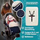 thumbnail of MONZANA® Baby Fußsack Premium Marineblau