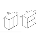 thumbnail of VCM  Vandol  H. 75 x B. 70 x T. 36 cm