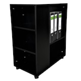 thumbnail of Druckertisch Rollenschrank Büro mit Rollen Druckerständer LEON schwarz Jet-Line