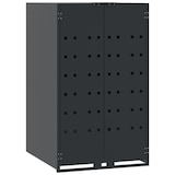 thumbnail of Mülltonnenbox GORILO für 5 Tonnen Anthrazit 345x79x117 cm Stahl | Mülltonnenverkleidung 5er Mülltonnenhaus