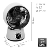 thumbnail of TROTEC 360°-Turbo-Ventilator TVE 100 | 26 Watt Leistung, 32 Geschwindigkeitsstufen