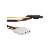 thumbnail of StarTech.com SATA auf LP4 Stromadapter mit 2 zusätzlichen Netzteil interne Stromversorgung 4-polig W bis Leistung M 15 cm Schwarz