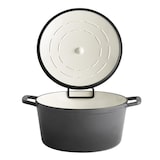 thumbnail of APS Kochtopf mit Deckel -5 STARS- Ø 28 cm, H: 13 cm, 6 Liter Gusseisen, emailliert