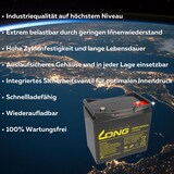 thumbnail of Ersatzakku kompatibel Biromax 24V 2x12V 62Ah