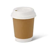 thumbnail of greenbox - Coffee to go Becher aus Pappe, doppelwandig, 200 ml / 8 oz, Ø 80 mm, braun, 25 St.