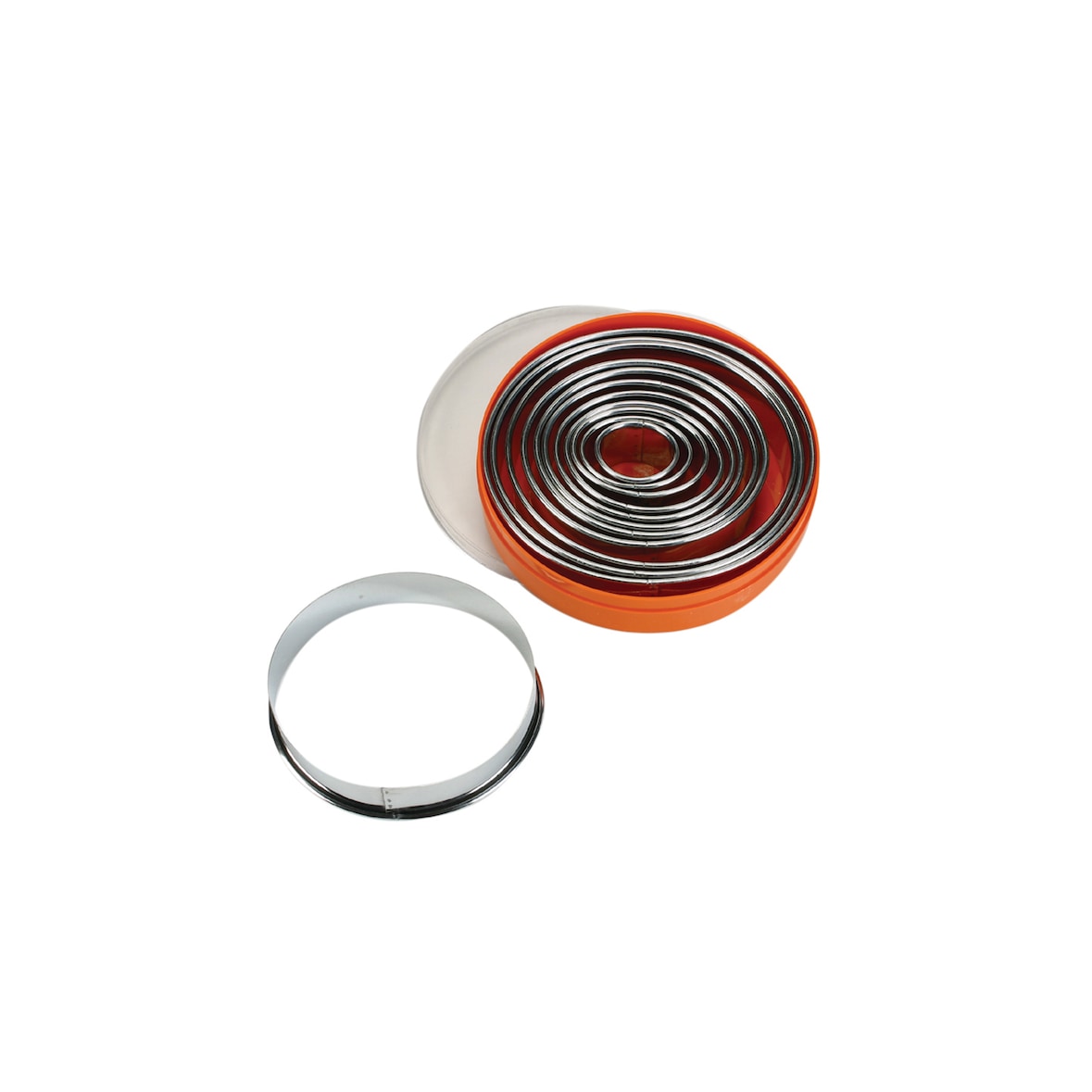 Schneider - Ausstechersatz oval, glatt 12-tlg., Edelstahl, Materialstärke: 0,4 - 0,5 mm
