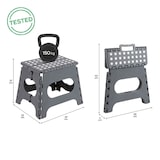 thumbnail of ARREGUI TB-027-G Sgabello Pieghevole Multiuso | Sgabello | Scala Pieghevole | Scalino | Sgabello per cucina, bagno | 27 cm di altezza | Grigio