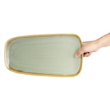 thumbnail of Olympia Kiln Grote Schalen Mosgroen 33,5cm (4 Stuks)