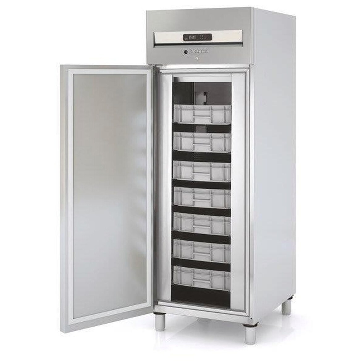 CORECO Armoire A Casiers - -5C -1C - 680X810X2130 - Livree Avec 7 Bacs 400X600X120 Mm - Capacite 645L - 230/1/50 AP-750