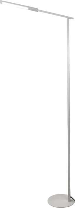 Ideal - Verstellbare weiße LED-Stehleuchte aus Metall, H. 130 cm, Fabas Luce - Integriertes 10-W-LED-Licht, CCT (3000 K, 4000 K, 5000 K, 6000 K)