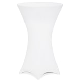 thumbnail of DETEX® Stehtischhusse Weiß 60-65cm Verstärkter Fußbereich 30°C Waschbar Stehtisch Hussen Stretch Tisch Überzug Hochzeit