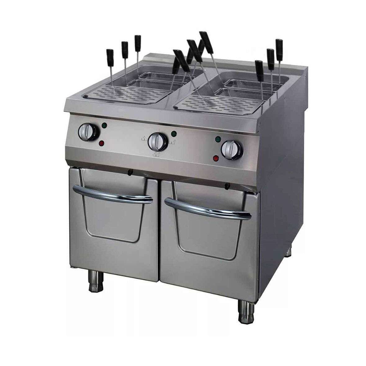 Premium pastakoker - dubbele eenheid - 90 cm diep - elektrisch - 400V