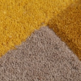 thumbnail of Handgetufteter Wollteppich `Thames Eva` - Geometrisch & Modern. Farbe: Senfgelb, 150x240 cm | Kadima Design