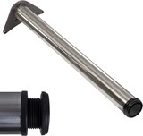 thumbnail of Tischbeine höhenverstellbar Ø60mm Edelstahl Optik für Schreibtisch Esstisch Länge 560mm