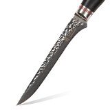 thumbnail of Wakoli EBO Damast Tranchiermesser I 16 cm Klinge I schwarzer Eichenholzgriff